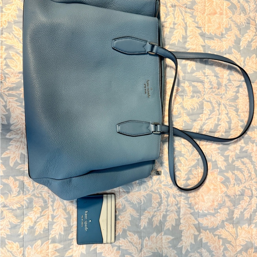 Kate Spade Sky Blue Tote Bag